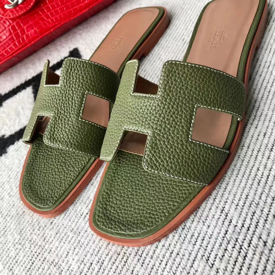 에르메스 올수공 오란 슬리퍼 샌들 토고 14